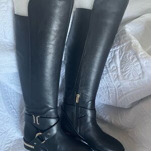 Vince Camuto Black Over the Knee Boots